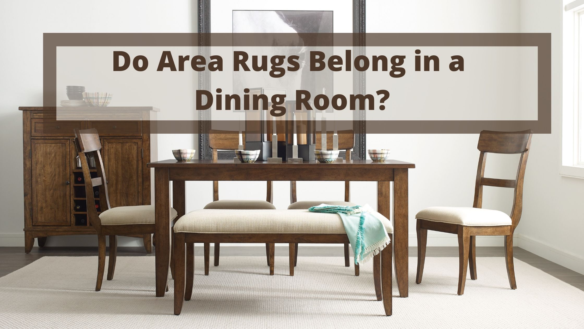 how large should rug be under dining table